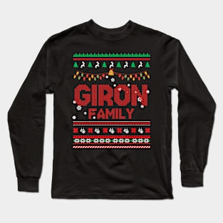 Giron Family Christmas, Name Xmas , Merry Christmas, Name , Birthday, Middle name Long Sleeve T-Shirt